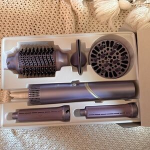Versatile Purple Hair Styling Tool Kit